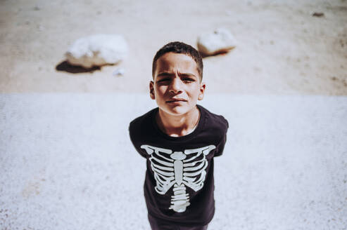 Portrait of a boy in Smara refugee camp, Tindouf, Algeria - OCMF00956