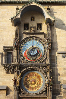 Czech Republic, Prague, Prague astronomical clock on Old Town Hall - WIF04164