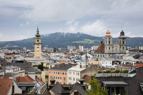 Austria, Upper Austria, Linz, Citysape - WIF04170