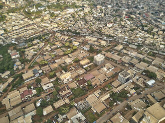 Yaounde, Kamerun, Luftaufnahme der Stadt - VEGF01394