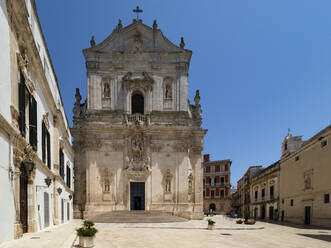 Italy, Province of Taranto, Martina Franca, Basilica di San Martino and Piazza Maria Immacolata - AMF07732