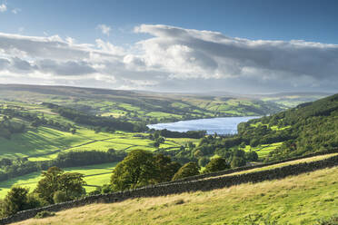 Gouthwaite Reservoir in Upper Nidderdale, The Yorkshire Dales National Park, Yorkshire, England, Vereinigtes Königreich, Europa - RHPLF13657