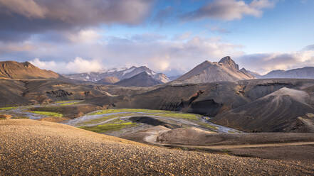 Vulkanische Berge, Landmannalaugar, Hochland, Island - CUF54543