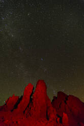 Roque de los Muchachos bei Nacht, Insel La Palma, Kanarische Inseln, Spanien - ISF23608