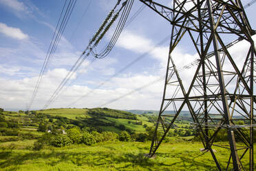 Fishpond Bottom is a beautiful, traditional village in the Dorset countryside that has wonderful views down to the coast, views that have been ruined by a high voltage power line crossing the - CAVF73323