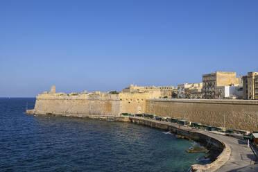 Malta, Valletta, ummauerte Stadt und Fort Saint Elmo - ABOF00486