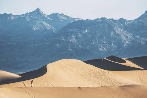 Desert with mountains on background - JOHF05215