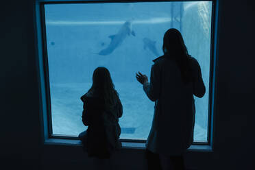 Mutter und Tochter im Aquarium - JOHF05220