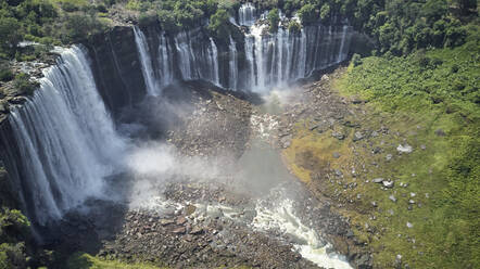 Aerial view of Kalandula Falls, Angola - VEGF01443