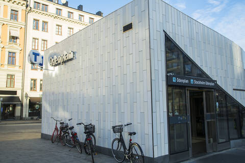 U-Bahn-Station Odenplan, Stockholm, Schweden, lizenzfreies Stockfoto