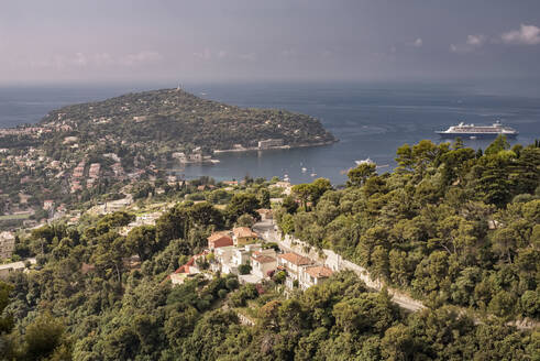 Blick auf die Côte d'Azur, Monaco, Fürstentum Monaco - BFRF02185