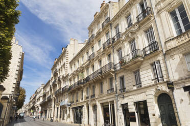 Frankreich, Gironde, Bordeaux, Altstadthäuser entlang der Rue Vital Carles - GWF06364