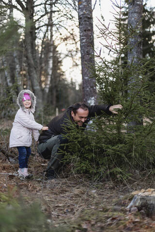 Father and daughter together stock photo