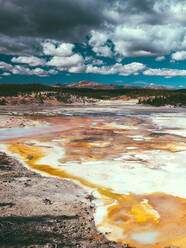 Yellowstone National Park Landscape Geysers, Hotsprings USA, Wyoming - CAVF73820