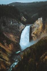 Wasserfall Yellowstone National Park Landschaft - CAVF73841