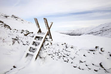 Scandale Pass unterhalb von Red Screes im Lake District, Großbritannien. - CAVF73901