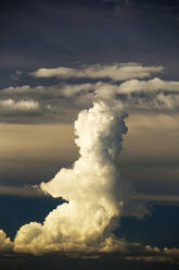 Vertikale Entwicklung in einer Cumulo-Nimbus-Wolke über Malawi, Afrika. - CAVF73912