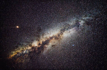 Mars and Milky Way at night - CAVF73957