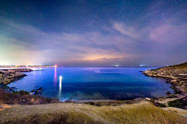 Mgiebah Bay in Malta at Night - CAVF73963