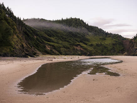Strand an der Küste von Oregon bei Sonnenaufgang - CAVF74061