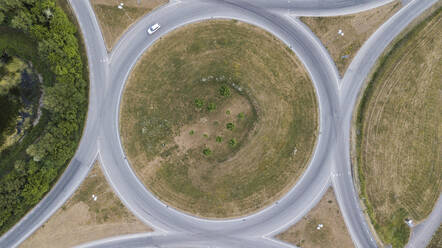 Luftaufnahme des Kreisverkehrs - JOHF07121