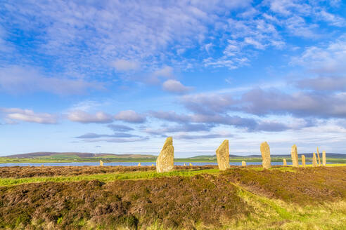 Schottland, Orkney-Inseln, Festland, Ring of Brodgar, neolithisches Henge und Steinkreis - SMAF01771