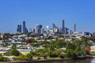 Australien, Queensland, Brisbane, Skyline der Stadt - THAF02690