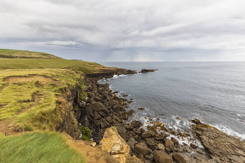 Neuseeland, Ozeanien, Südinsel, Southland, Felsenküste am Slope Point - FOF11745