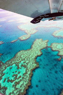 Australien, Queensland, Luftaufnahme des Great Barrier Reef - THAF02732