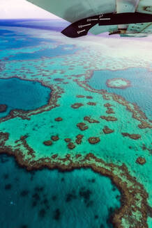 Australien, Queensland, Luftaufnahme des Great Barrier Reef - THAF02734