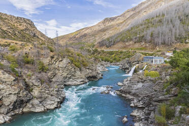 Neuseeland, Ozeanien, Otago, Kawarau-Schlucht, Kawarau-Fluss, Kraftwerk Roaring Meg - FOF11784