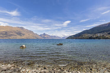 Neuseeland, Ozeanien, Südinsel, Otago, Queenstown, Lake Wakatipu und Cecil Peak - FOF11816