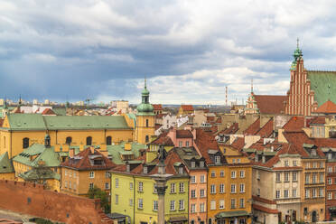 View to the old town from above, Warsaw, Poland - TAMF02177