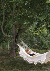 Woman on hammock - JOHF07862