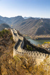 View of Great Wall of China at Huanghua Cheng (Yellow Flower), UNESCO World Heritage Site, Xishulyu, Jiuduhe Zhen, Huairou, People's Republic of China, Asia - RHPLF13733