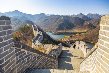 View of Great Wall of China at Huanghua Cheng (Yellow Flower), UNESCO World Heritage Site, Xishulyu, Jiuduhe Zhen, Huairou, People's Republic of China, Asia - RHPLF13734