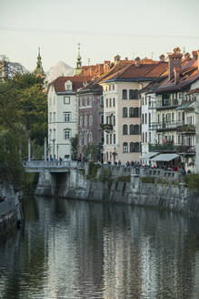 Ljubljanica-Kanal, Altstadt, Ljubljana, Slowenien, Europa - RHPLF13824