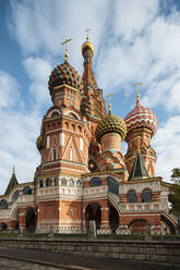 Außenansicht der Basilius-Kathedrale, Roter Platz, UNESCO-Weltkulturerbe, Moskau, Oblast Moskau, Russland, Europa - RHPLF13834