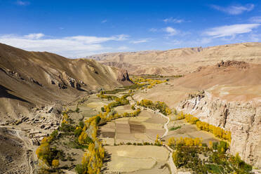 Fruchtbares Tal in der Nähe der Provinz Yakawlang, Bamyan, Afghanistan, Asien - RHPLF13896