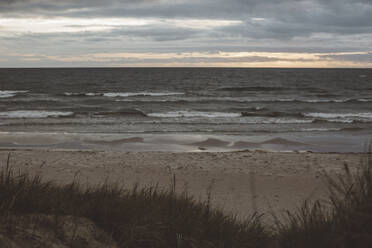 Sea and beach at sunset - JOHF08426