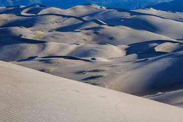 Light patterns on sand dunes - CAVF74972