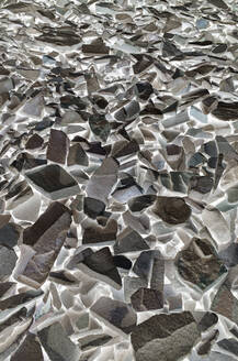 Inverted image of rock pile, along the Pacific Crest Trail, Goat Rocks Wilderness, Gifford Pinchot National Forest, Washington - MINF13893