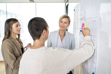 Leitende Unternehmerin leitet Workshop im Büro - PESF01837