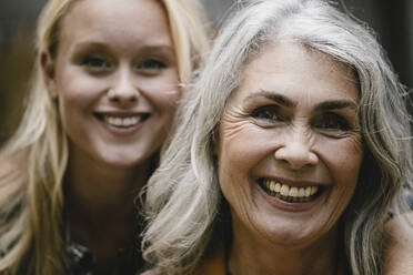 Portrait of happy mother and adult daughter - GUSF03462