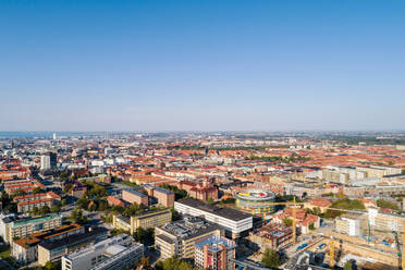 Luftaufnahme von Malmö Stadtbild gegen Himmel - MASF16767