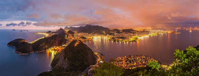 Panorama Aereo Della Baia Di Botafogo Rio De Janeiro - Fotografie stock e  altre immagini di Rio de Janeiro - iStock