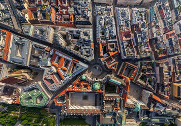 Luftaufnahme des Michaelerplatzes, Wien, Österreich - AAEF06468