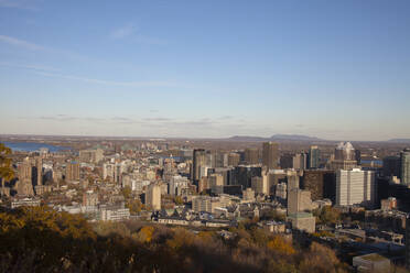 View of downtown Montreal from Mount Royal Chalet - CAVF75961