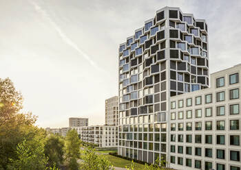 Modern high-rise residential building in Munich, Germany - MAMF01230