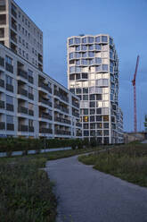 Modern high-rise residential building in Munich, Germany - MAMF01239